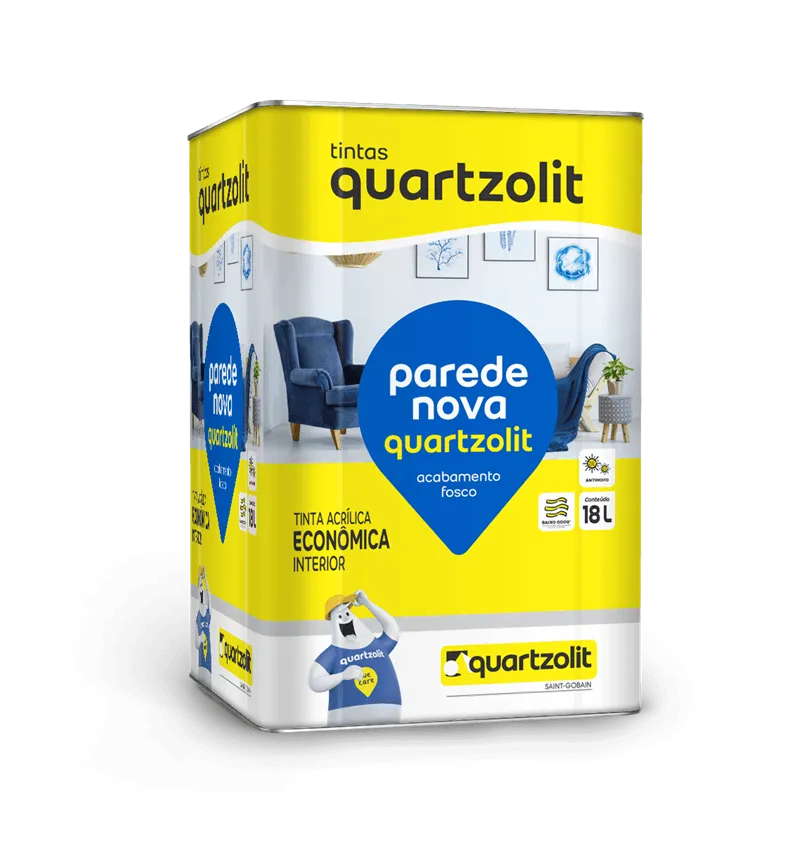 Tinta Quartzolit Acrlica Nova Eco Para Parede Branco Neve 18 Litros